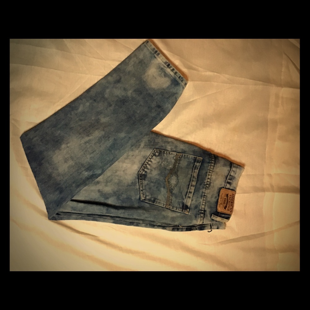 Straight leg jeans